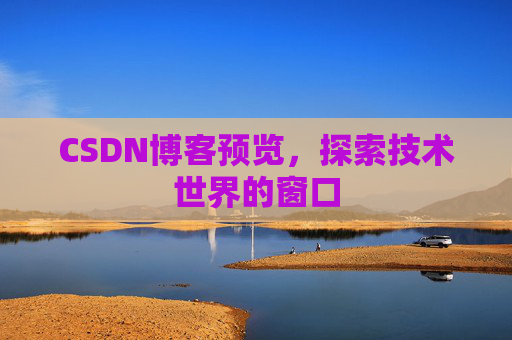 CSDN博客预览,探索技术世界的窗口